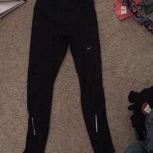 nike reflective athletic leggings
